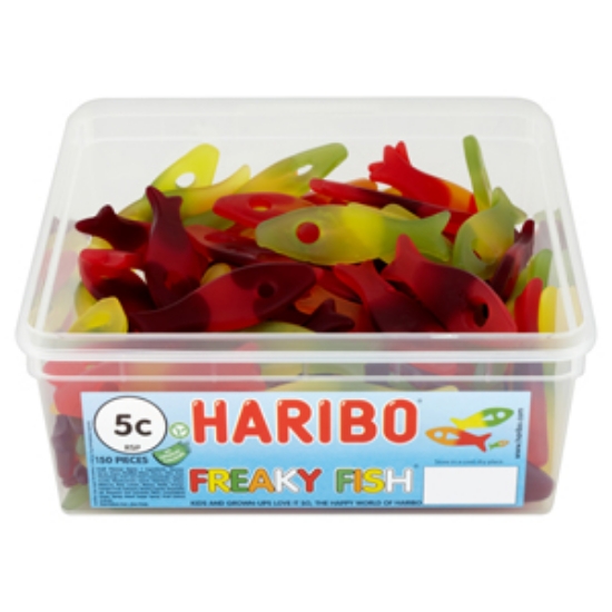 Picture of Haribo Tubs Freaky Fish 5c x150